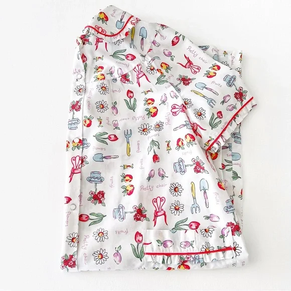 Vintage Classic Elements Garden Print Nightgown Housecoat - Picture 11 of 11